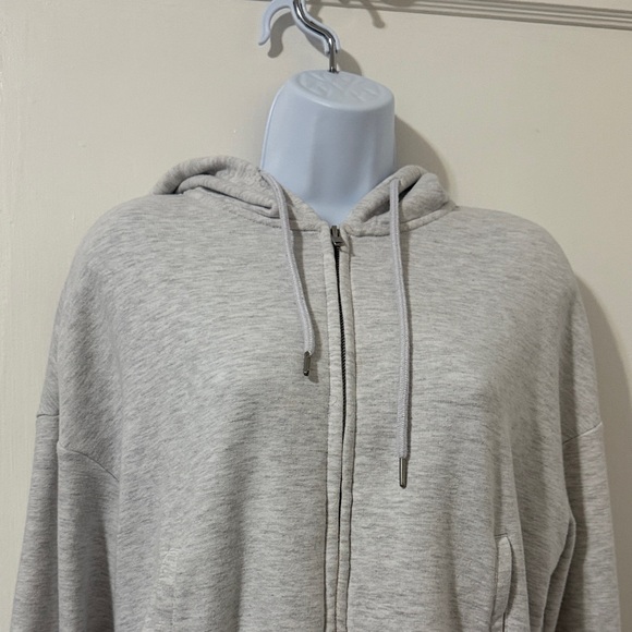 Garage Heather Gray Zip-Up Hoodie - Picture 2 of 16